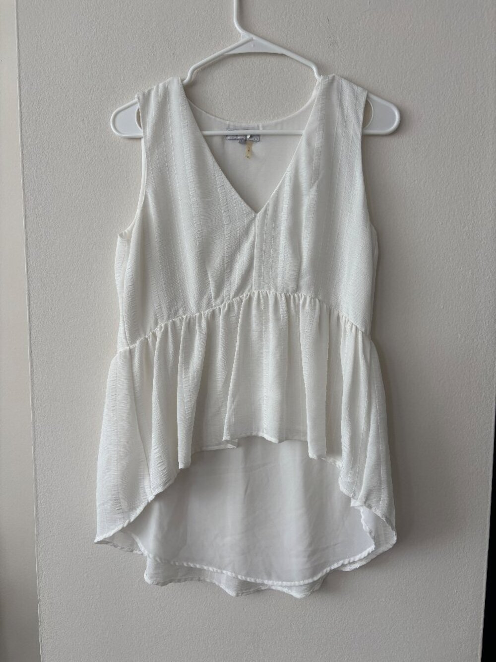 1. State White Flowy Tank Blouse - Size Small